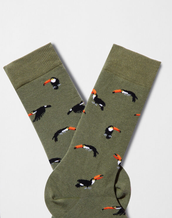 BeSocks Sokid Aksessuaarid  BeToucan Green