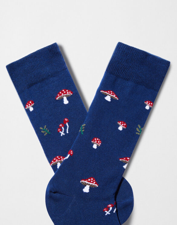 BeSocks Aksessuaarid Sokid  BeMushroom Navy