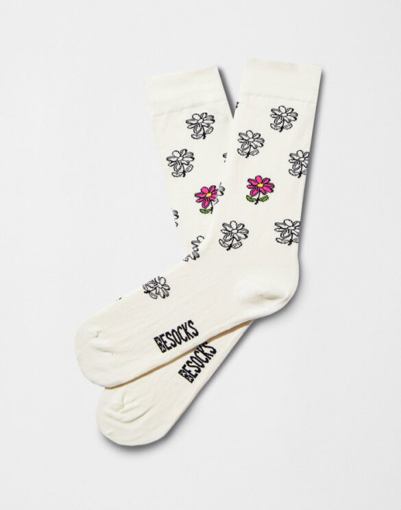 BeSocks Accessories Socks  BeFlower Offwhite