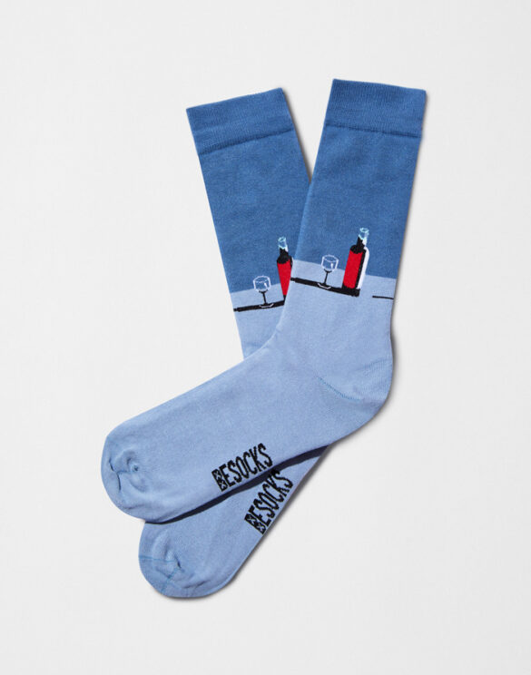 BeSocks Accessories Socks  BeWine Blue
