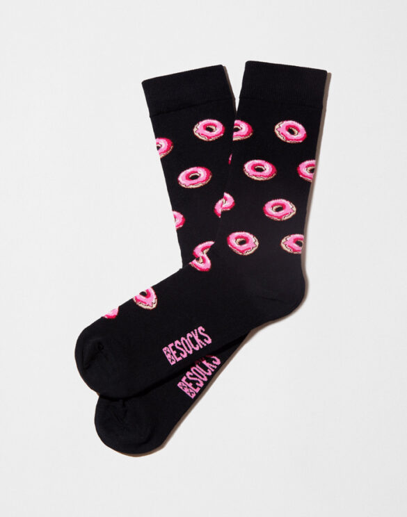 BeSocks Accessories Socks  BeDonut Black