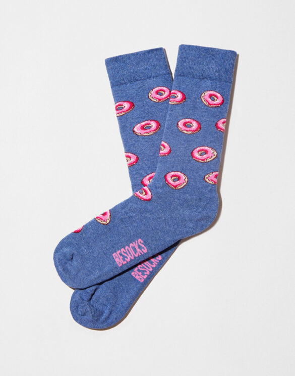 BeSocks Accessories Socks  BeDonut Blue