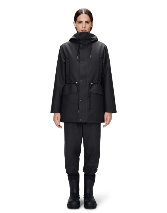 Rains 21500-01 Black Nome String W Parka Black Talvejope Naised Ülerõivad Talvemantlid ja -joped