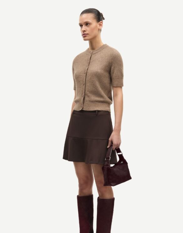 Samsøe Samsøe F25100053-FOSSIL Sanoura SS Kardigan Fossil Naised Kampsunid ja pusad