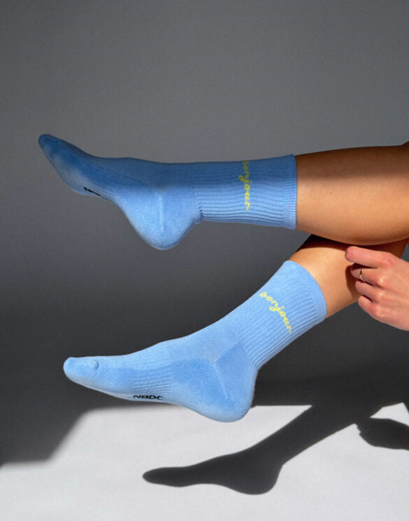 No Bad Days Club Accessories Socks  BONJOUR-LIGHT BLUE