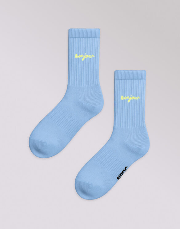 No Bad Days Club Aksessuaarid Sokid  BONJOUR-LIGHT BLUE