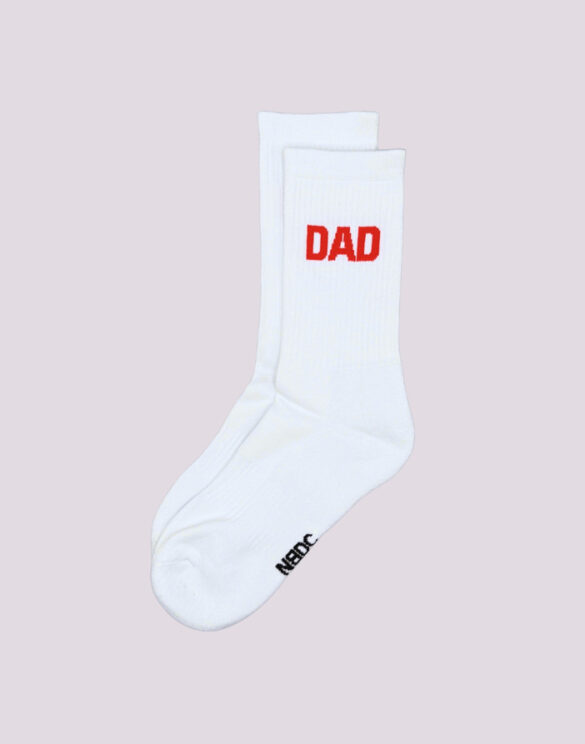 No Bad Days Club Aksessuaarid Sokid  DAD-WHITE/RED