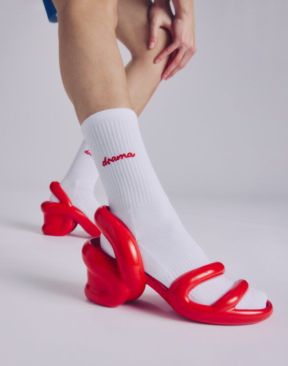 No Bad Days Club Accessories Socks Drama Socks DRAMA-WHITE