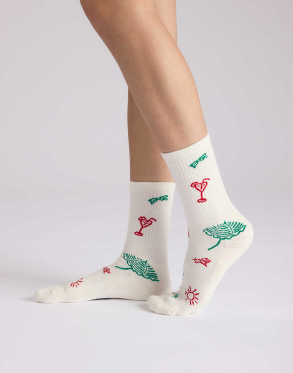 No Bad Days Club Aksessuaarid Sokid  ITALIANSUMMER-CREAM