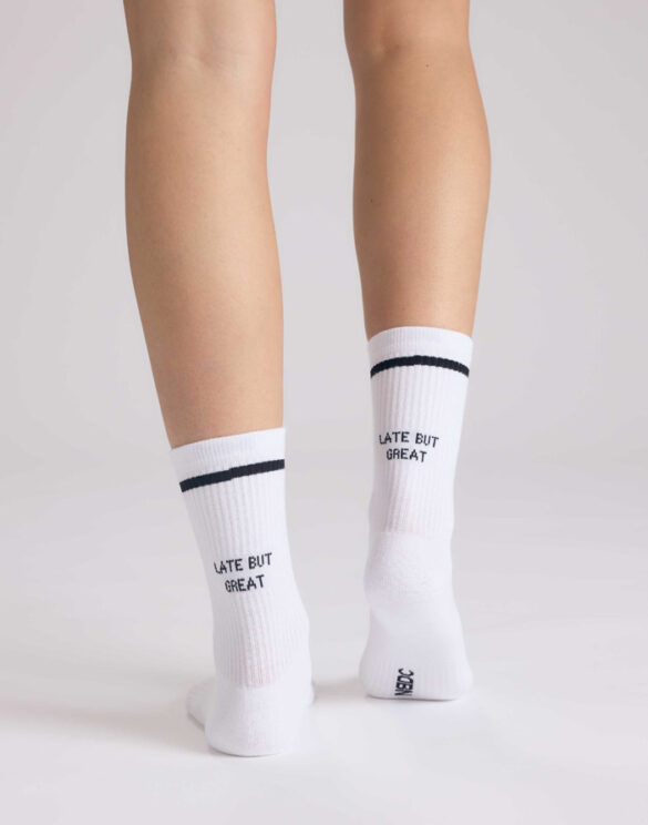 No Bad Days Club Accessories Socks  LBG-W-WHITE
