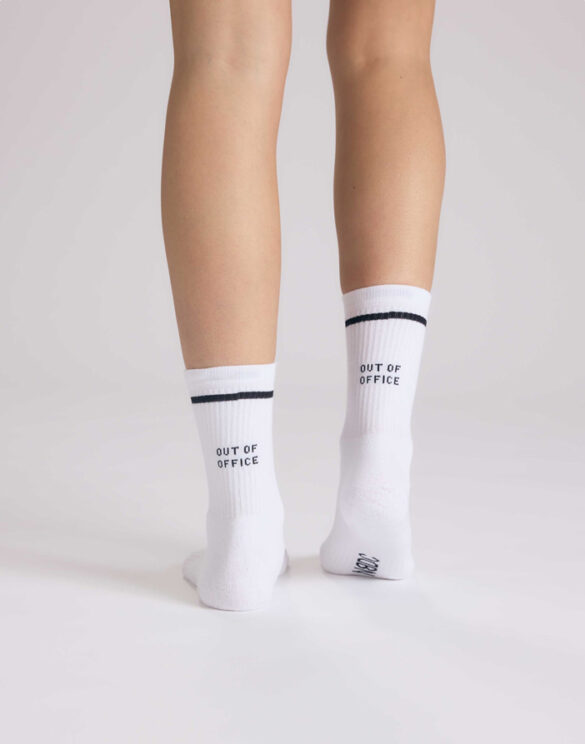 No Bad Days Club Accessories Socks  OOO-RETRO-WHITE