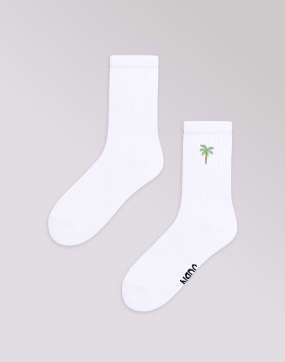 No Bad Days Club Sokid Aksessuaarid  PALMTREE-WHITE