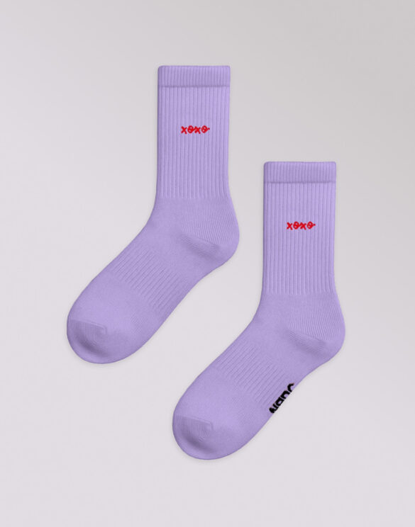 No Bad Days Club Sokid Aksessuaarid  XOXO-LAVENDER