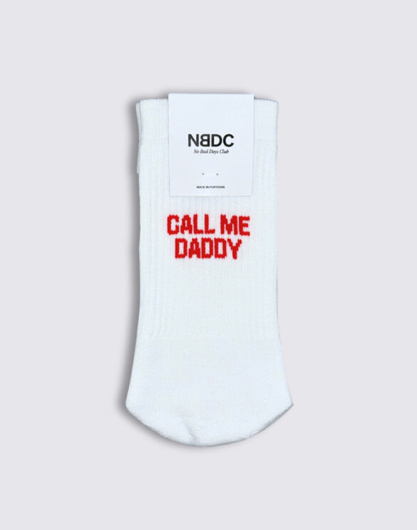 No Bad Days Club Accessories Socks  CMD-RED-WHITE