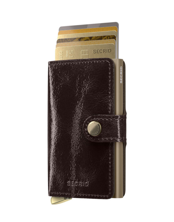 Secrid Premium Miniwallet Naplak Mahogany+ Rahakott
