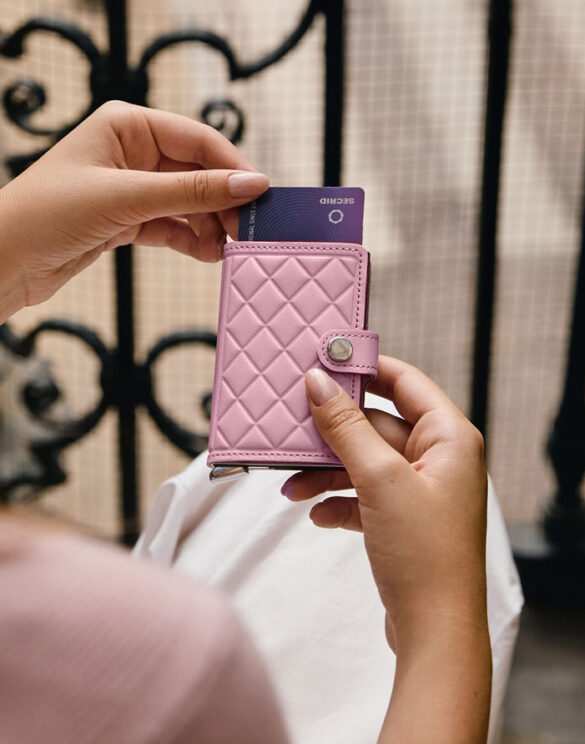 Secrid Premium Miniwallet Emboss Diamond Rose+ Rahakott