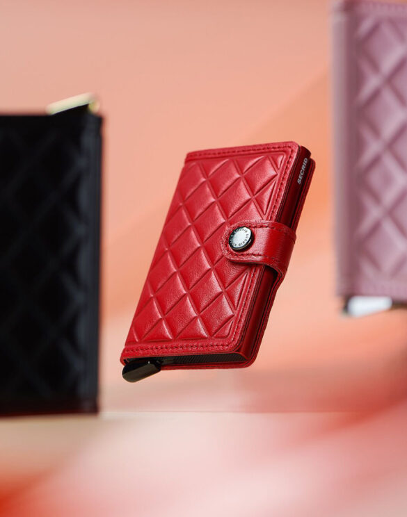 Secrid Premium Miniwallet Emboss Diamond Red+