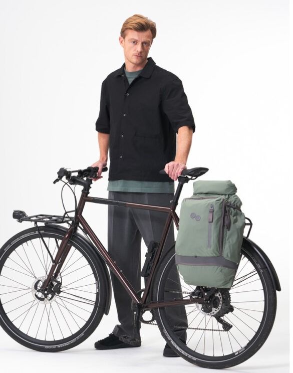 Pinqponq Komut Medium Bike Backpack Pure Sage Backpack