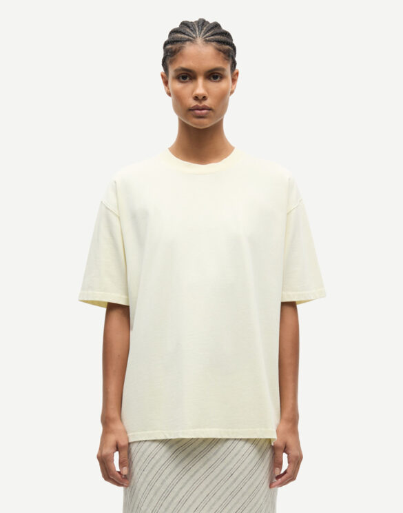 Samsøe Samsøe Women T-Shirts Eira T-Shirt Ethereal Green Pigment F23300036-ETHEREAL GREEN PIGMENT