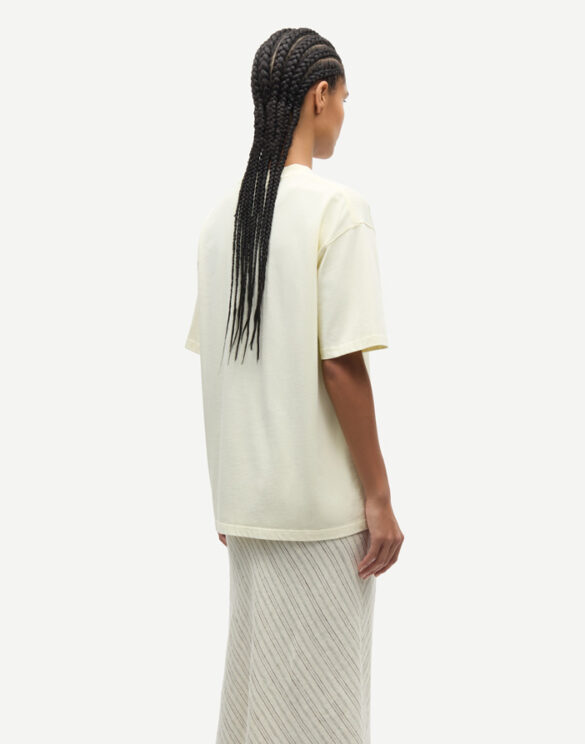 Samsøe Samsøe Naised T-särgid Eira T-Särk Ethereal Green Pigment F23300036-ETHEREAL GREEN PIGMENT