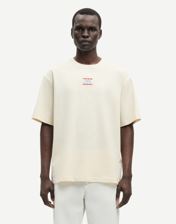 Samsøe Samsøe Men T-shirts Sagergei T-Shirt Neutral Leisure U26100017-NEUTRAL LEISURE