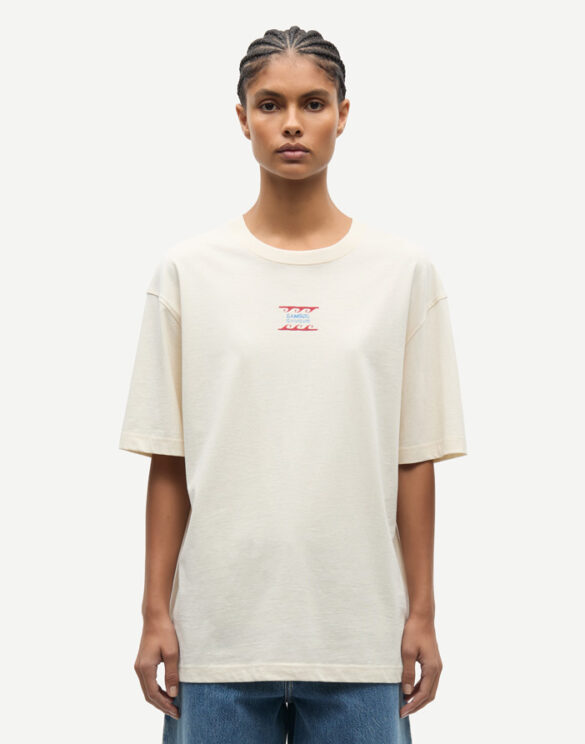 Samsøe Samsøe Meeste riided T-särgid Sagergei T-Särk Neutral Leisure U26100017-NEUTRAL LEISURE