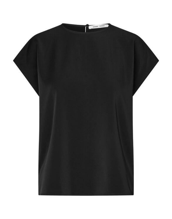 Samsøe Samsøe F26100021-BLACK } Sahoy Top Black Women Blouses and tops