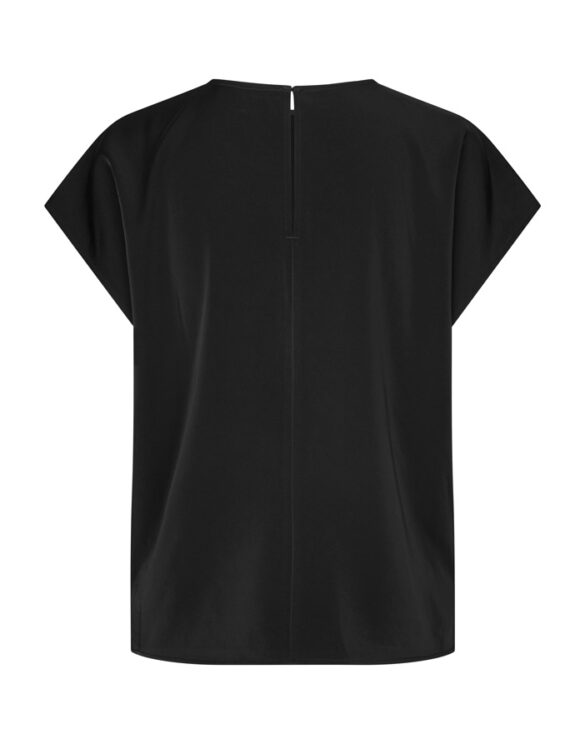 Samsøe Samsøe F26100021-BLACK Sahoy Must Topp Naised Pluusid ja topid
