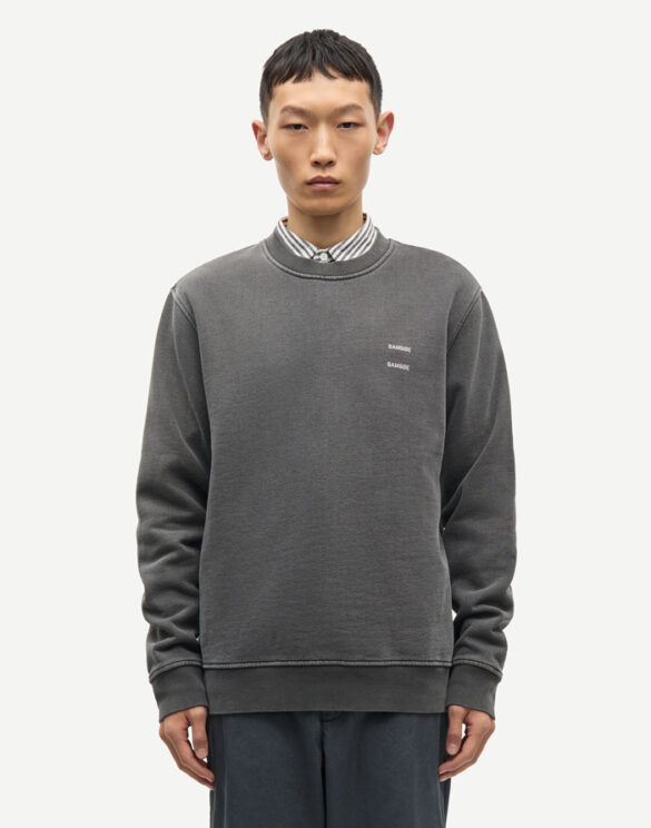 Samsøe Samsøe Men Sweaters & hoodies Sajoel Sweatshirt Black M25400040-BLACK