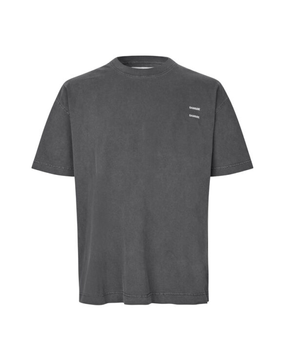 Samsøe Samsøe M25400039-BLACK } Sajoel T-Shirt Black Men T-shirts