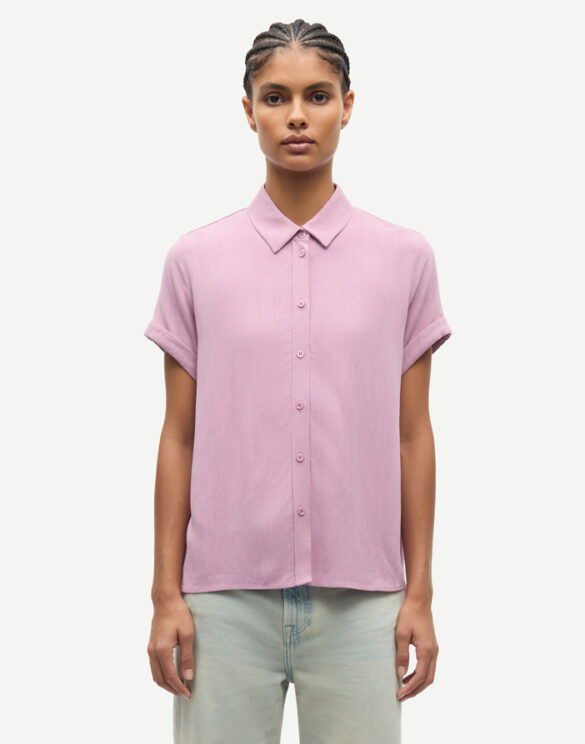 Samsøe Samsøe Women Blouses and tops Samajana SS Shirt Orchid Haze F26100101-ORCHID HAZE