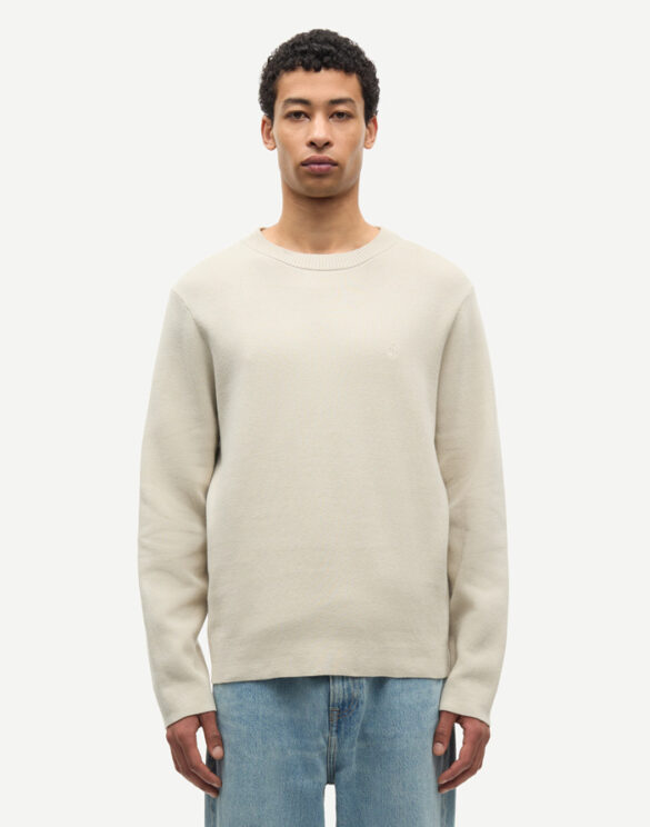 Samsøe Samsøe Men Sweaters & hoodies Saniklas Sweater Moonstruck M24300029-MOONSTRUCK