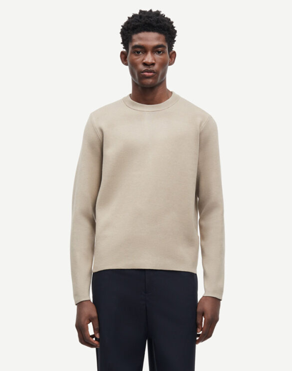 Samsøe Samsøe Men Sweaters & hoodies Gunan Crew Neck Pure Cashmere M20200110-PURE CASHMERE