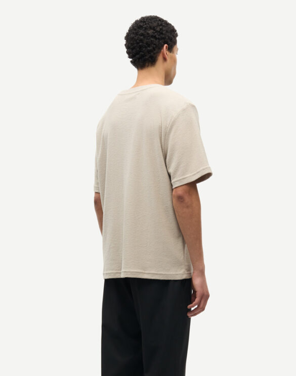 Samsøe Samsøe Meeste riided T-särgid Odin T-Särk Pure Cashmere M22200041-PURE CASHMERE