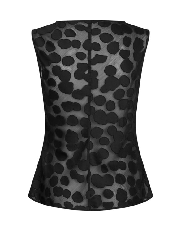 Samsøe Samsøe Naised Pluusid ja topid Saagne Must Topp F26200126-BLACK