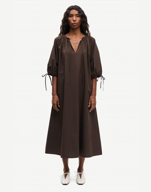 Samsøe Samsøe F26200086-MULCH } Samateran Dress Mulch Women Dresses