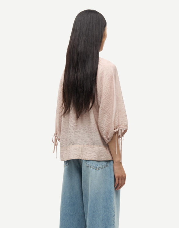 Samsøe Samsøe F26100019-BLOOMING PINK Samateran Ss Pluus Blooming Pink Naised Pluusid ja topid