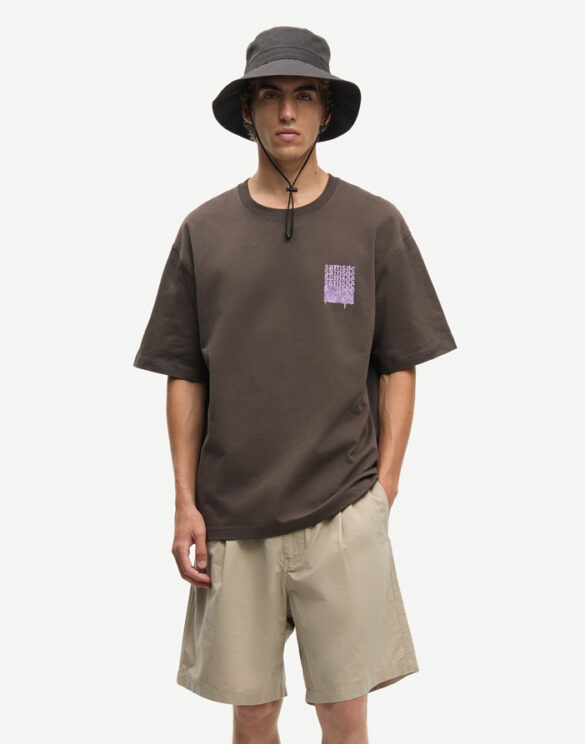 Samsøe Samsøe M26200137-ORCHID MELT } Sasteven T-Shirt Orchid Melt Men T-shirts