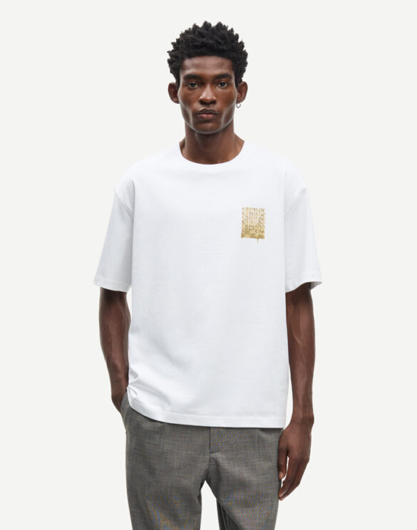 Samsøe Samsøe Men T-shirts Sasteven T-Shirt Yellow Melt M26200137-YELLOW MELT