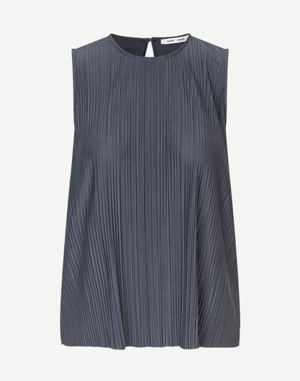 Samsøe Samsøe F24900010-OMBRE BLUE } Sauma O-Neck Top Ombre Blue Women Blouses and tops