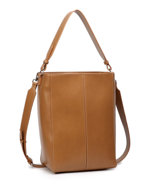 Hvisk 2601-011-010500-495 Mocha  Casset Glossy Structure Mocha Õlakott Aksessuaarid Kotid Õlakotid