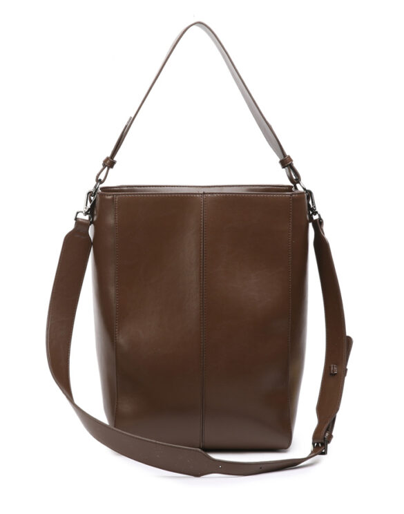 Hvisk 2601-011-010500-496 Cocoa Casset Glossy Structure Cocoa Accessories Bags Shoulder bags