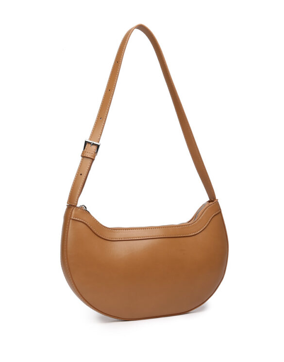 Hvisk 2601-114-010500-495 Mocha  Gloria Glossy Structure Mocha Õlakott Aksessuaarid Kotid Õlakotid