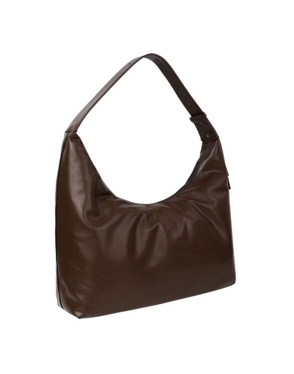 Hvisk 2601-118-010500-496 Cocoa  Lane Glossy Structure Cocoa Õlakott Aksessuaarid Kotid Õlakotid