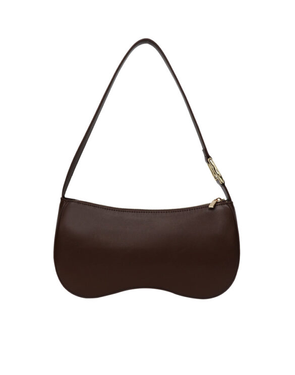 Hvisk 2601-121-010501-496 Cocoa Basal Glossy Structure Hardware Cocoa Accessories Bags Shoulder bags