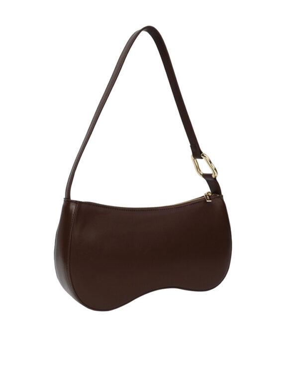 Hvisk Accessories Bags Shoulder bags Basal Glossy Structure Hardware Cocoa 2601-121-010501-496 Cocoa