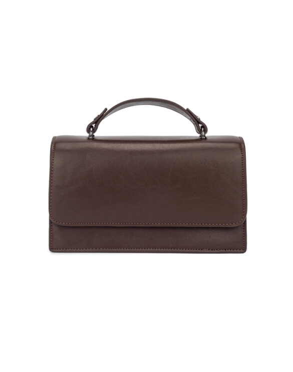 Hvisk 2601-127-010500-496 Cocoa Aria Glossy Structure Cocoa Accessories Bags Crossbody bags