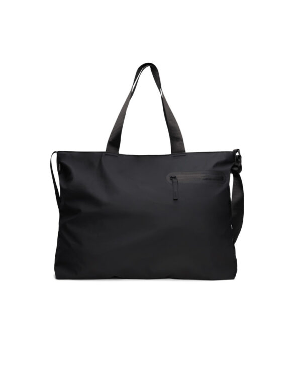 Rains 16430-01 Black Dash Messenger Tote Bag Black   Bags