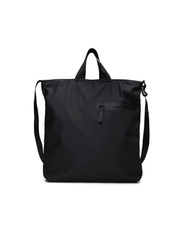 Rains 16350-01 Black Dash Tote Bag Must Kandekott   Kotid