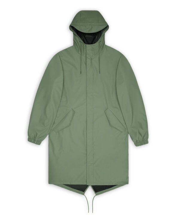Rains 18140-145 Well Fishtail Parka Well Men Women  Outerwear Outerwear Rain jackets Rain jackets